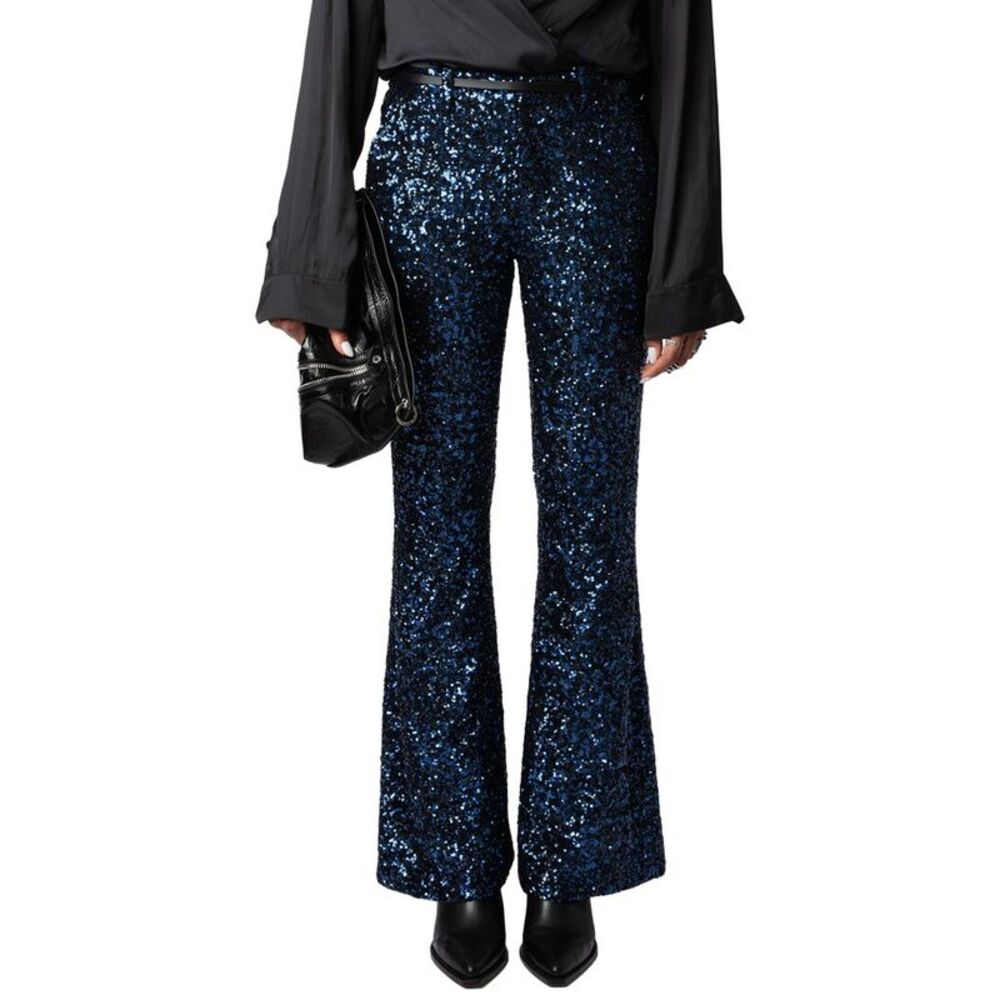 Zadig & Voltaire Womens Prevy Sequins Pant - Picture 1 of 4